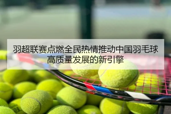 羽超联赛点燃全民热情推动中国羽毛球高质量发展的新引擎